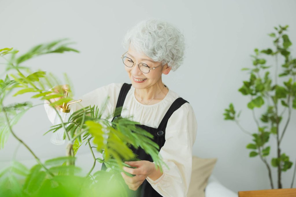 家に飾っている観葉植物や、花などに、話しかけることがある